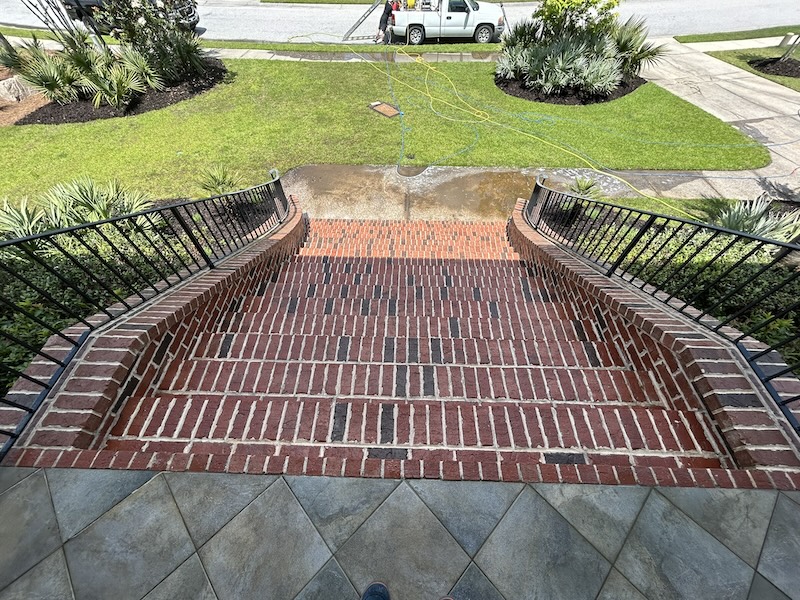 Concrete and Masonry Pressure Washing