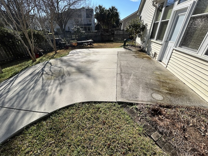 Pressure Washing Concrete